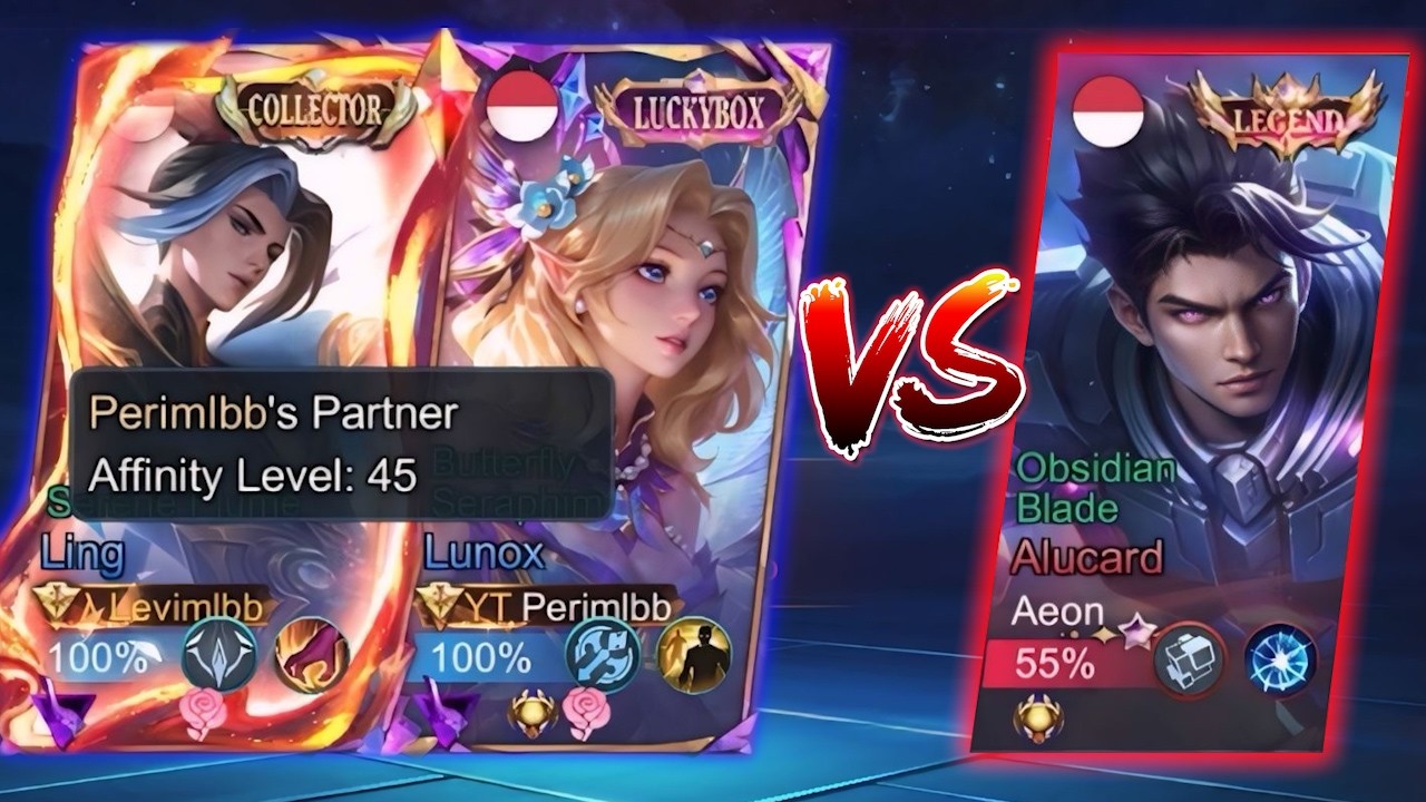 LING FASTHAND & LUNOX GOD LEVEL 45 LOVERS GOT DESTROYED BY ALUCARD GOD LEGEND REVAMP SKIN!!
