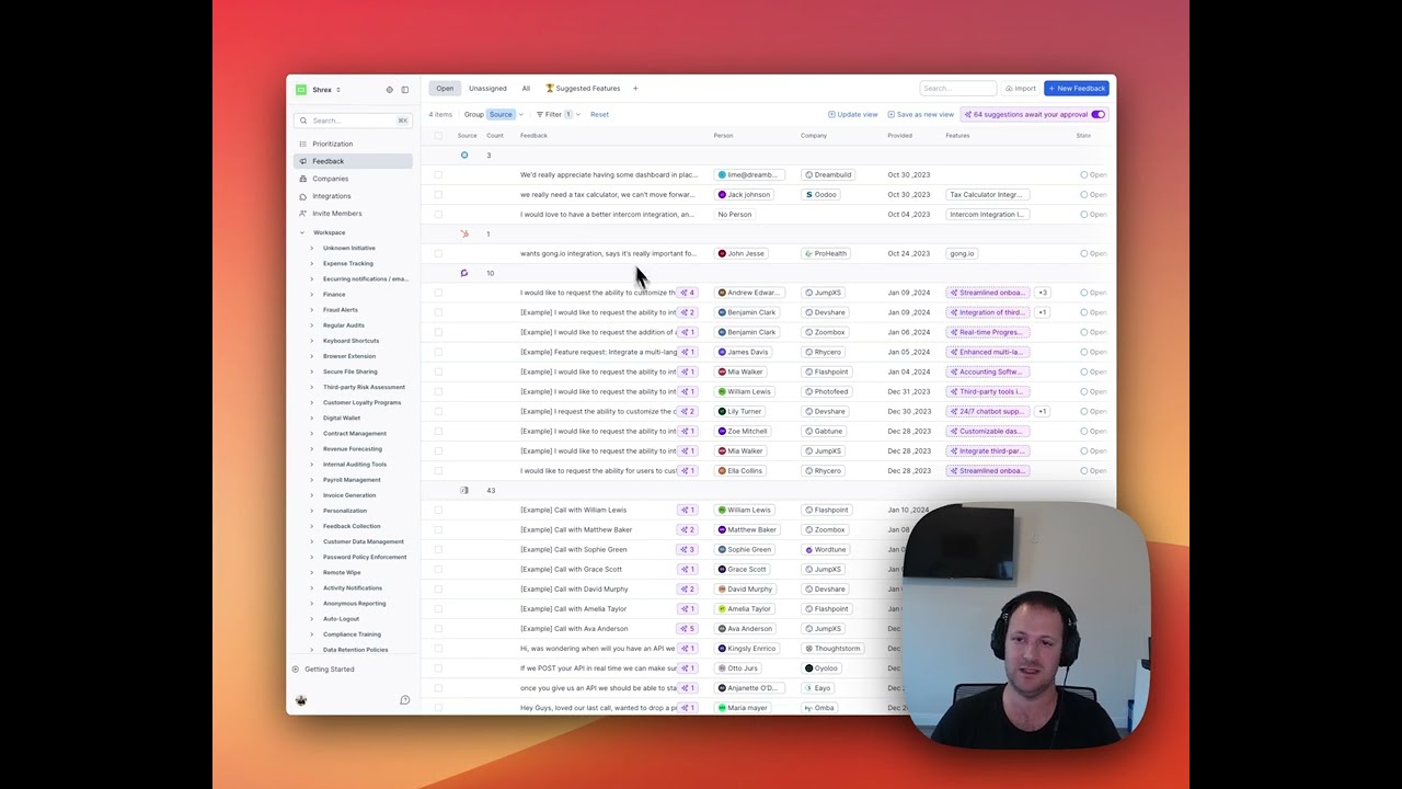 AI feature suggestions natively in your Product Backlog
