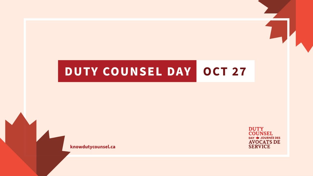 Duty Counsel Day 2025