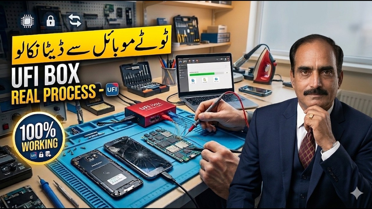 Dead or Broken mobile Data Recovery Real process- UFI Box