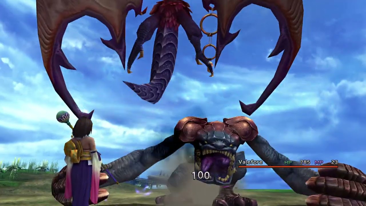 FINAL FANTASY X HD Remaster - Combat boss Chocobogre - No Sphere Grid Challenge