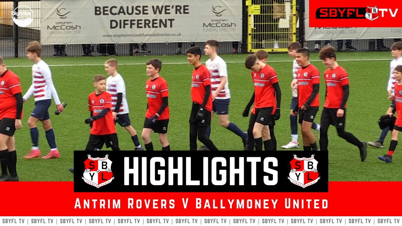 Antrim Rovers v Ballymoney United - Under 14 Seventh Divisional Cup Final - December 2023