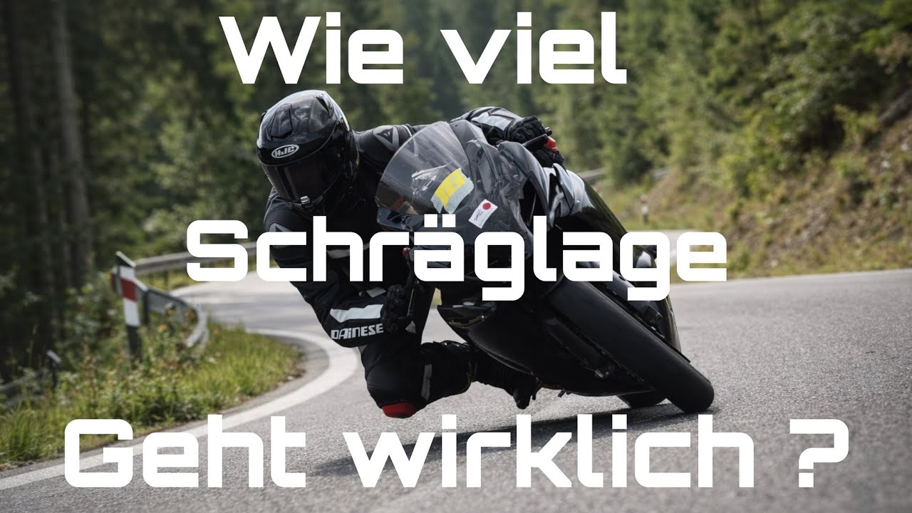 Wie viel Schräglage ist auf der Straße möglich ?😱   4K