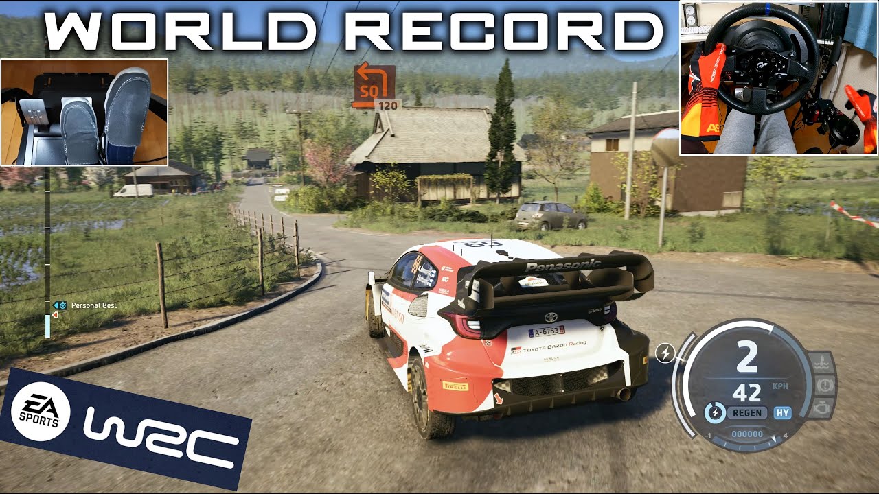 [World Record] Toyota GR Yaris Rally1 (Rally Japan)  | EA Sports WRC | T300RS + TH8A