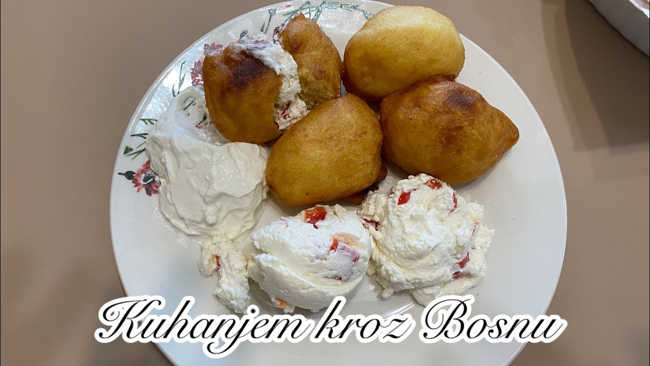 Uštipci i kiseli sir sa paprikama / Kuhanjem kroz Bosnu
