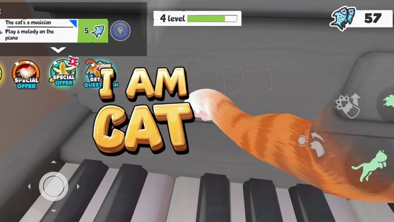 How to Beat I Am Cat Piano Melody Letter - Part 3 Gameplay Quest
