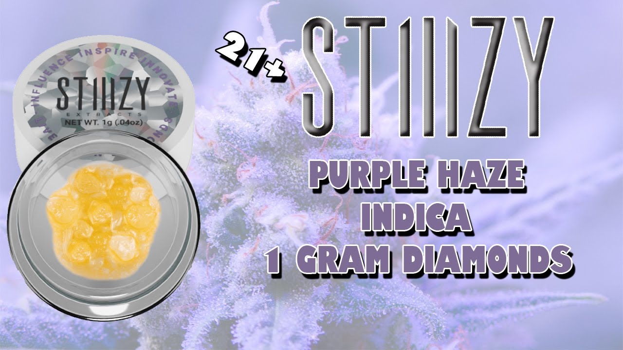 Stiizy -  Purple haze live resin diamond