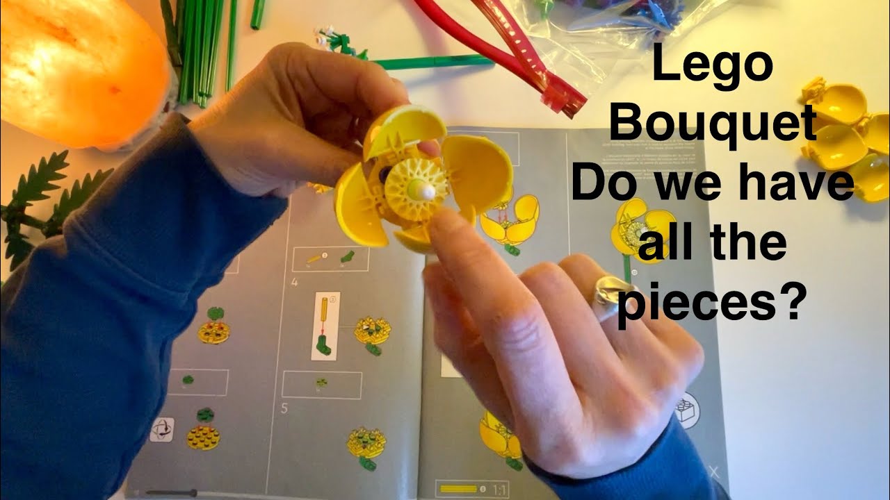 ASMR Lego Botanicals Flower Bouquet, Do We Have All the Pieces? ~ Soft Spoken Sorting, Counting