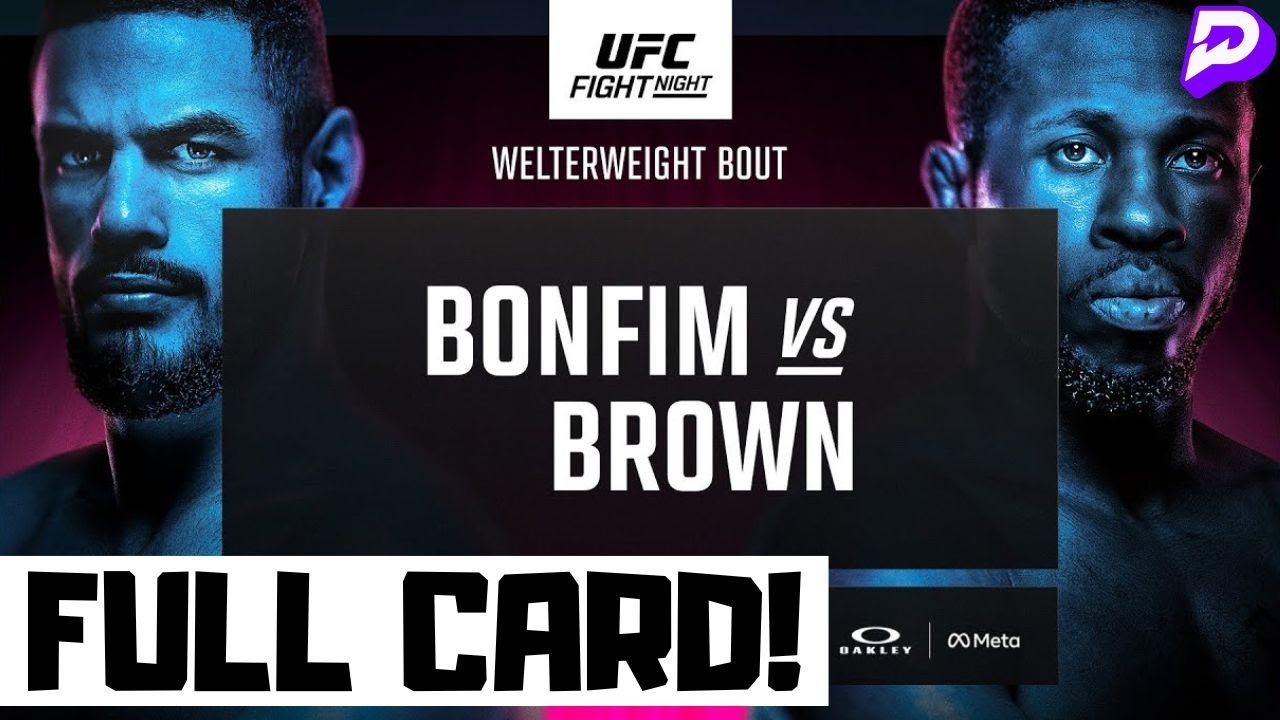 Прогнозы и полный анализ карда боя UFC Fight Night Бонфим — Браун — Советы по ставкам на UFC Vega...