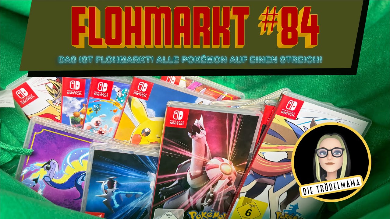 Flohmarkt #84 - Das ist Flohmarkt ! Vintage Sch&auml;tze Toys & alle Pokemon auf einen Streich !