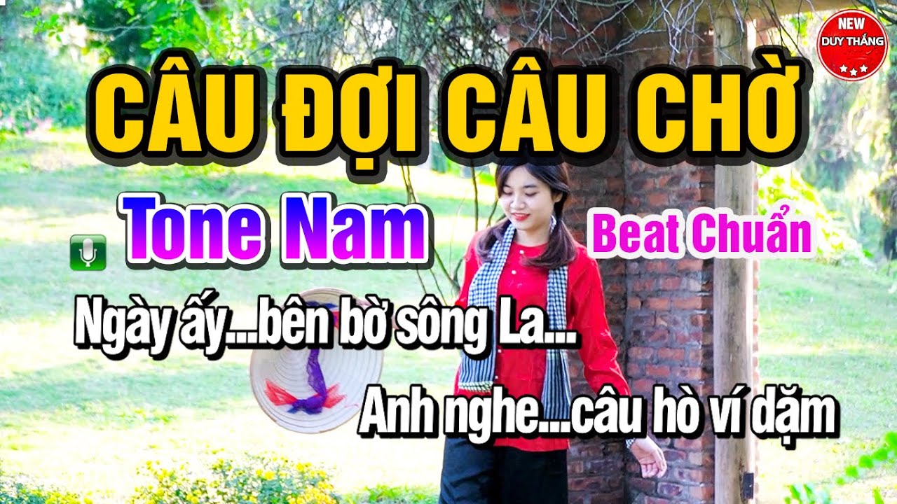 C&acirc;u Đợi C&acirc;u Chờ Karaoke Tone Nam 2023 - New Duy Thắng