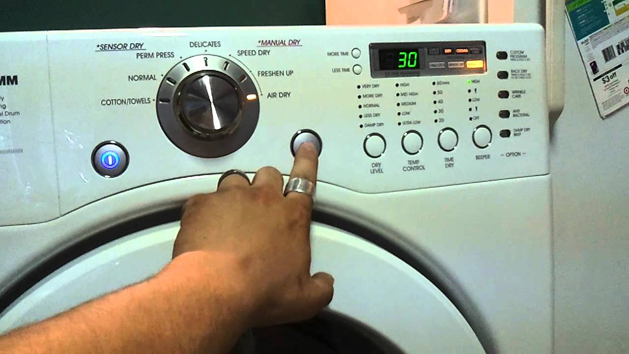 LG DLE3777W Tromm Ultra Capacity Dryer