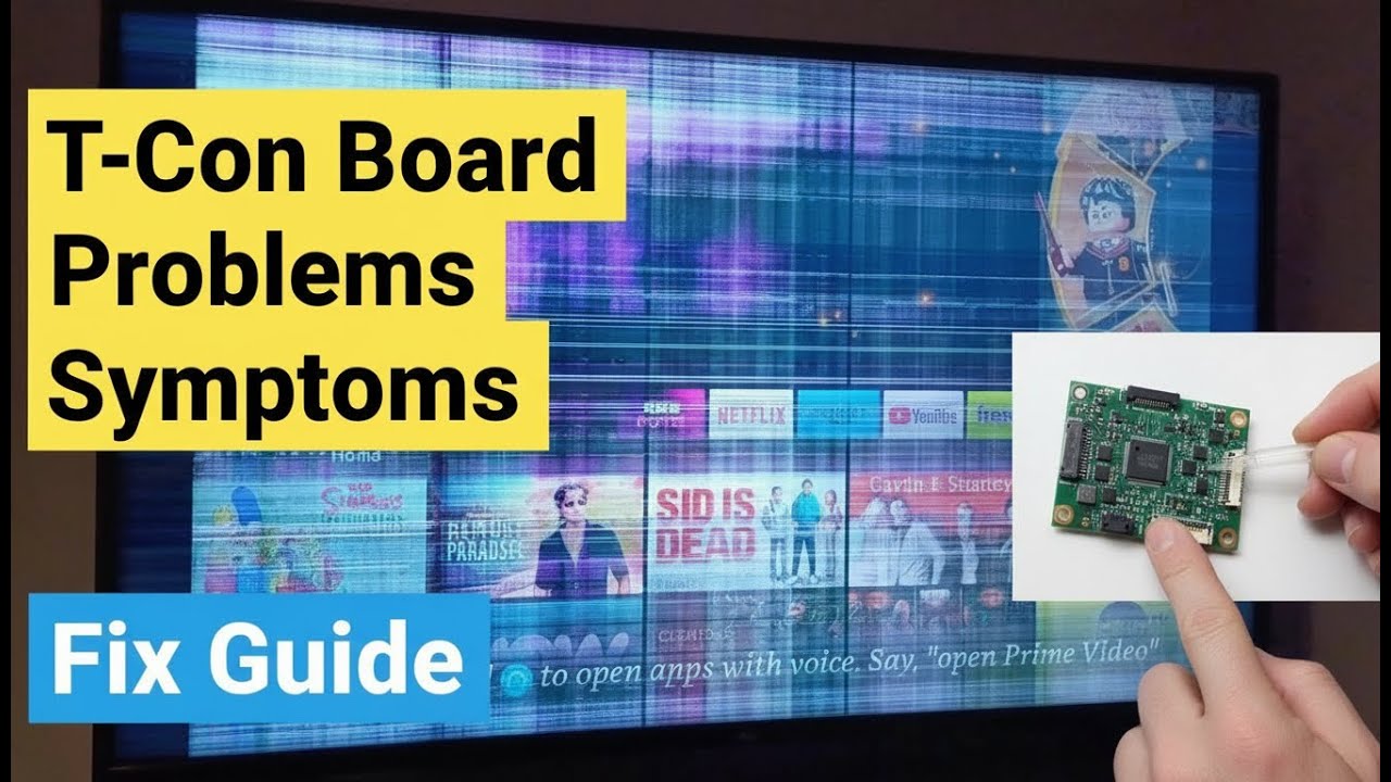 Проблемы с платой T-Con в смарт-телевизорах – симптомы и руководство по устранению.