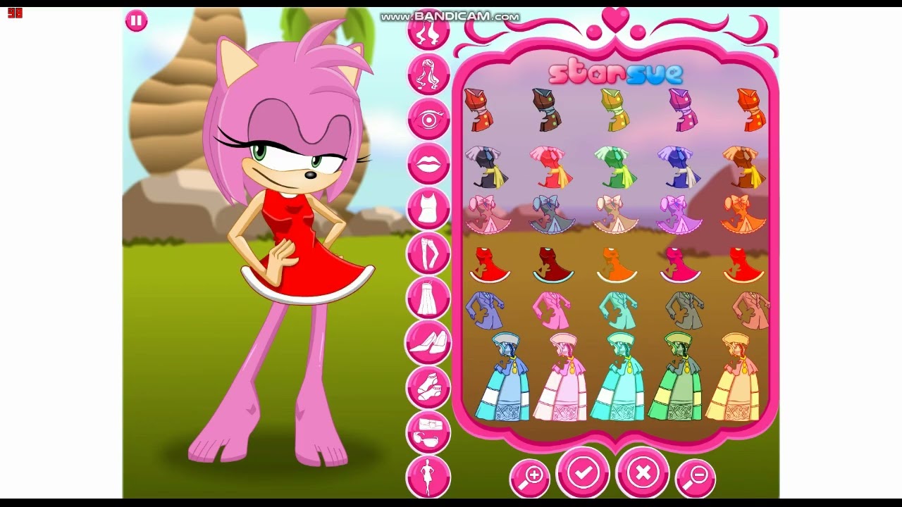 El Juego de Amy Rose Para Vestirse