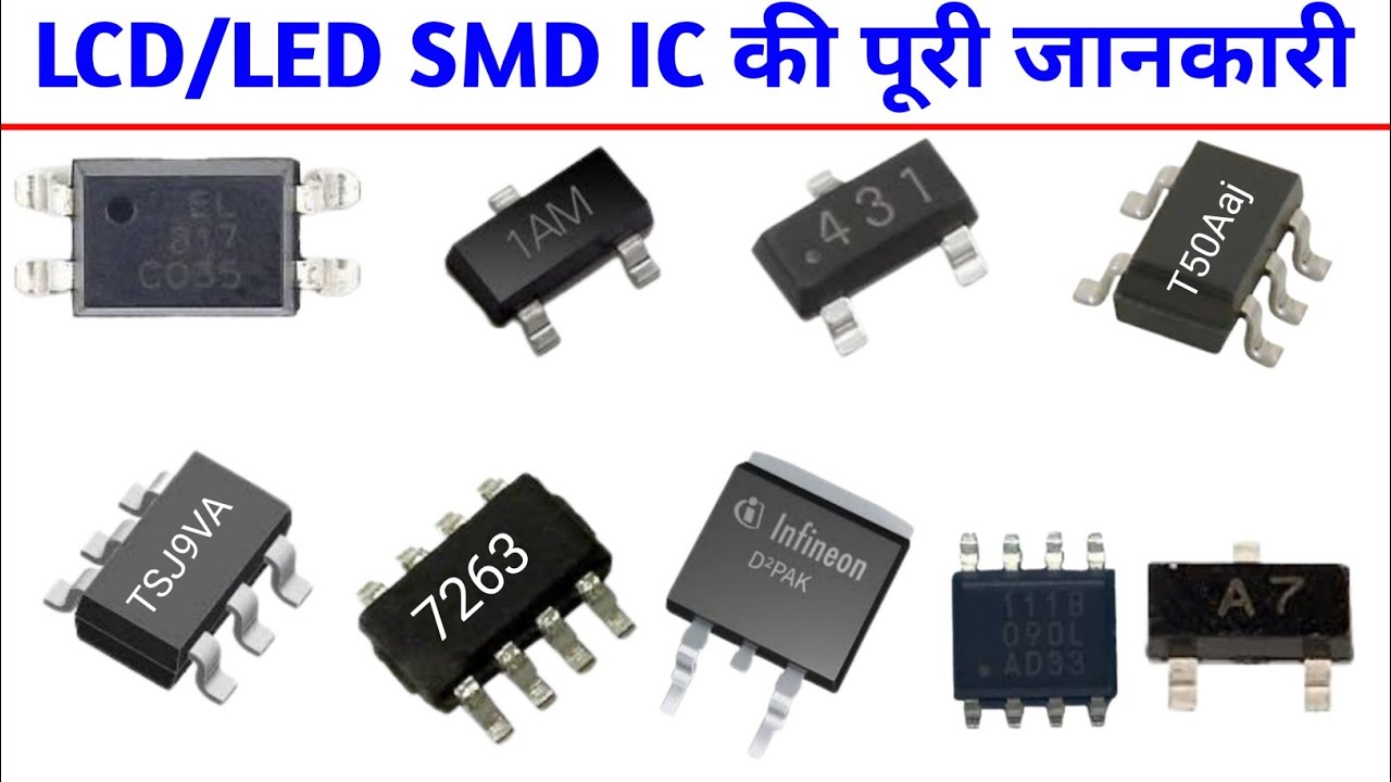LCD LED TV SMD Components & IC All Details