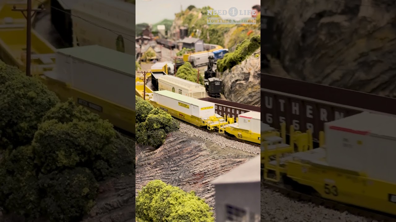 Large HO scale Model Railroad Layout 