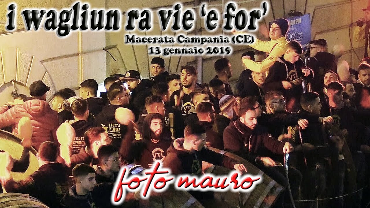 BOTTARI i Wagliun ra Vie 'e For' Sagrato San Martino Macerata Campania (Caserta) 13 gennaio 2019