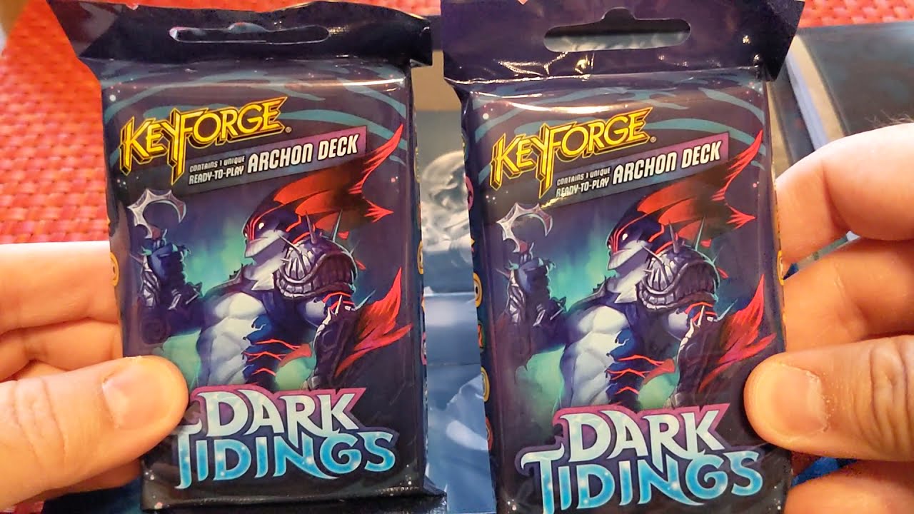 Keyforge Dark Tidings Double Evil Twin Decks Starter Set!!!