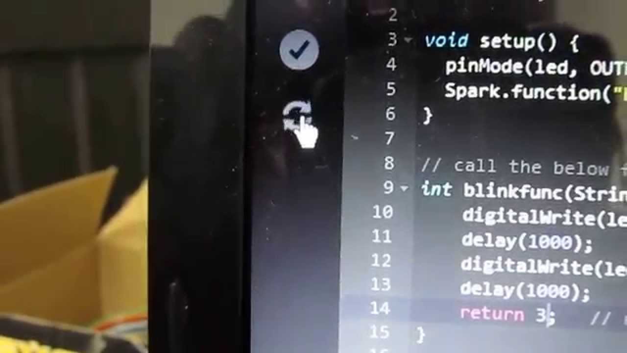 Spark Core: Control desde p&aacute;gina HTML 1. Video 5