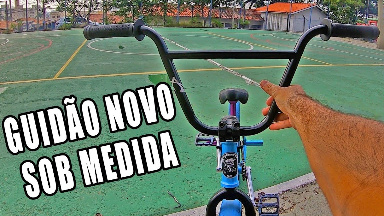 Coloquei Um Guidão Novo Na Minha BMX | Guidão Overall BMX