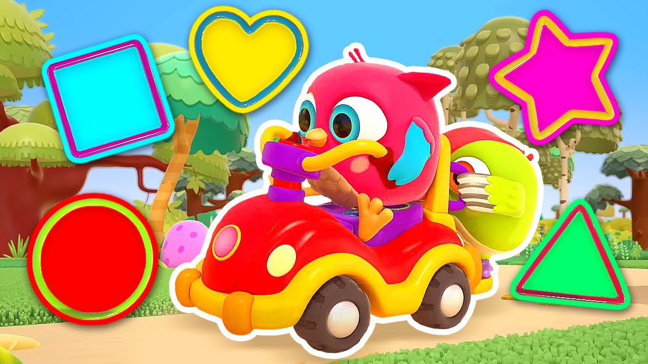 Gufetto Hophop e le forme: cartoni animati educativi per bambini!