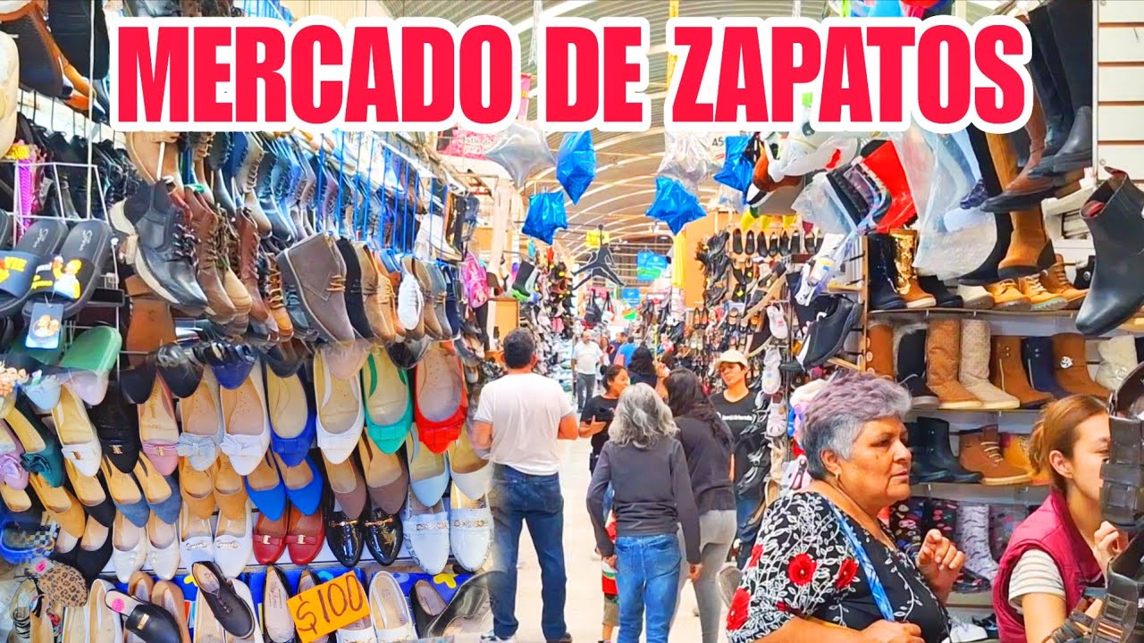 El Mercado de ZAPATOS DE PIEL EN CANAL DEL NORTE A $100, Más Barato que en el CENTRO HISTÓRICO CDMX 