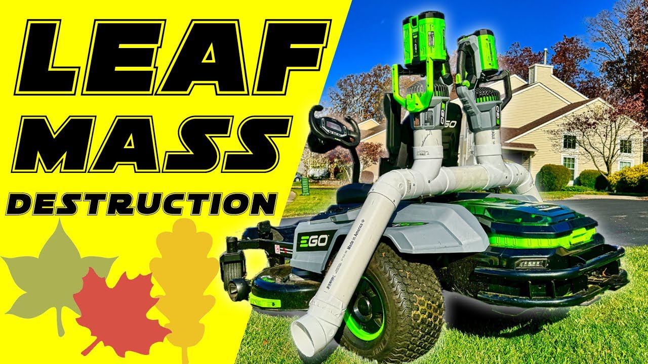 EGO Leaf Bazooka | Fall Leaf Cleaning Beast!!!
