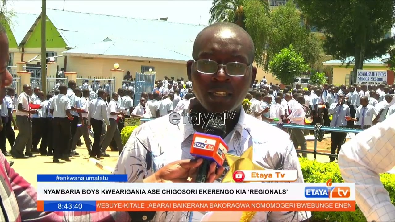 Nyambaria boys are now ready for regional games set to be held in Kisumu