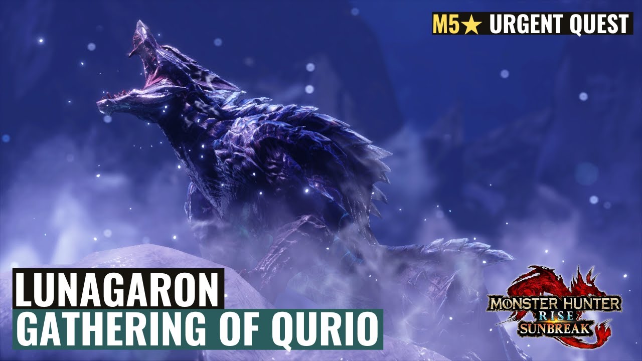 Monster Hunter Rise: Sunbreak - Lunagaron M5★ Urgent Quest (Gathering of the Qurio)