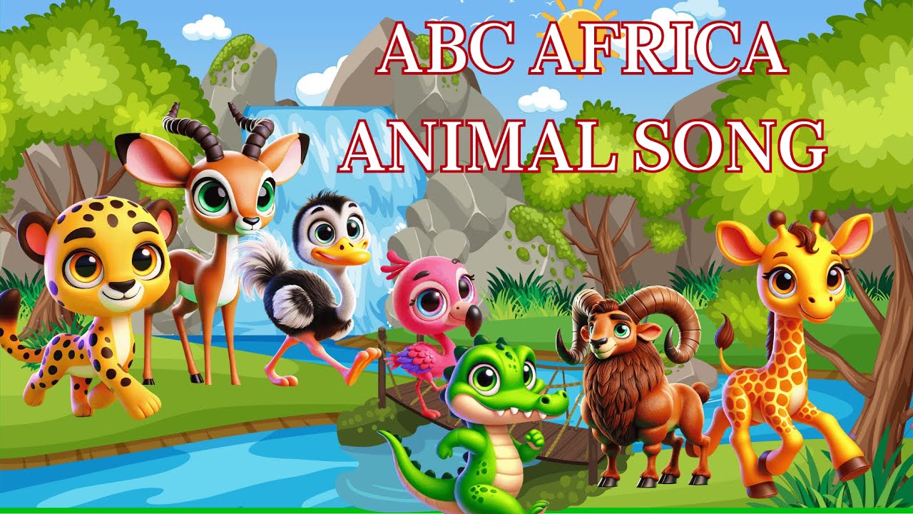 ABC Africa Animals Song | Educational Alphabet Song for Children