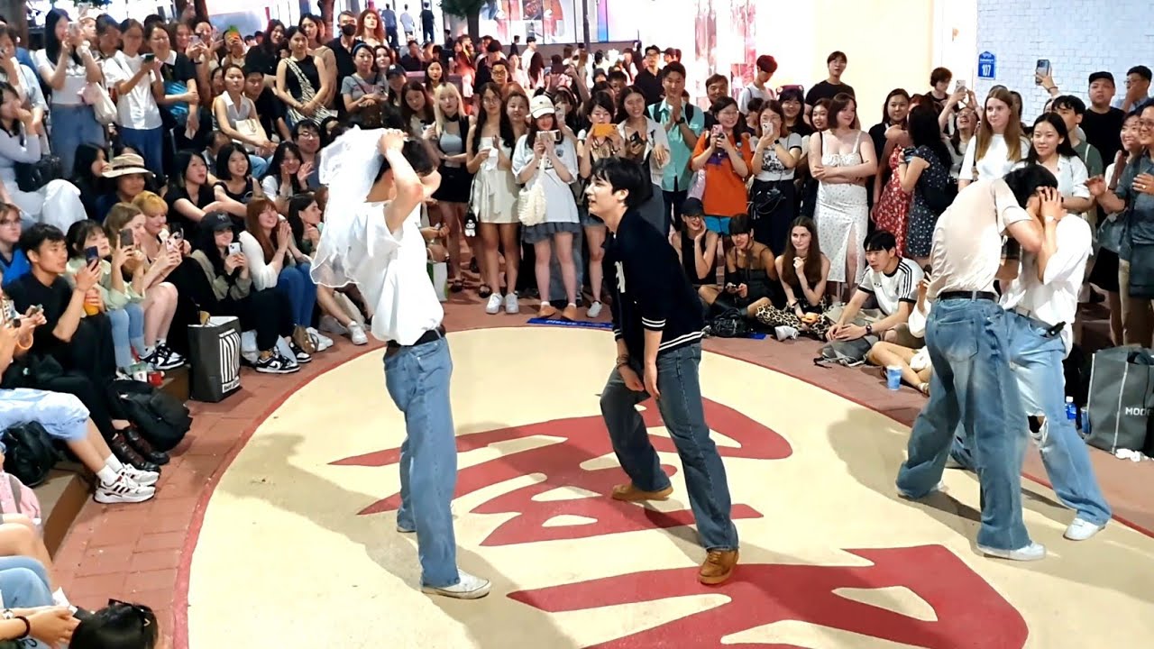 [STREET ARTIST] ONE OF. WITH AUDIENCE. INTERACTIVE HONGDAE BUSKING. 240711.