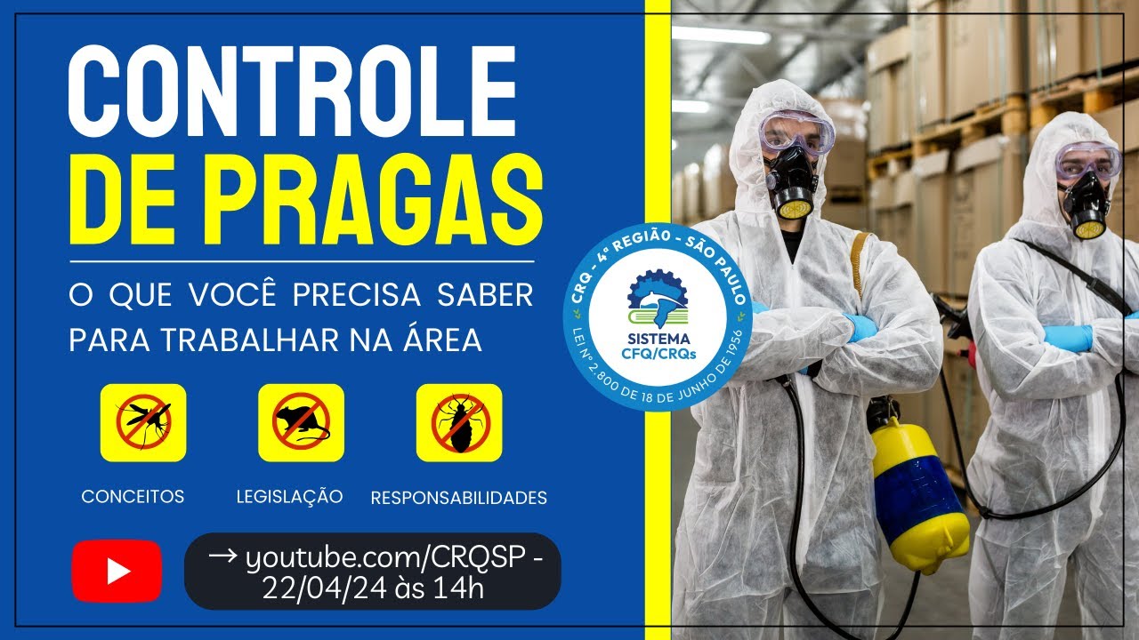 CONTROLE DE PRAGAS - o que você precisa saber para trabalhar na área!