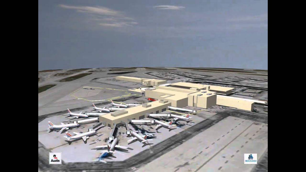 Airport 4D Construction Simulation in ARCHICAD