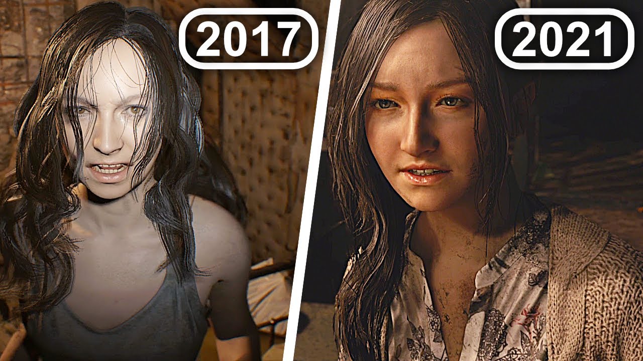Resident Evil 8 Village Chris Saves Mia Vs Ethan Saves Mia RE7 & RE8 Scene Comparison