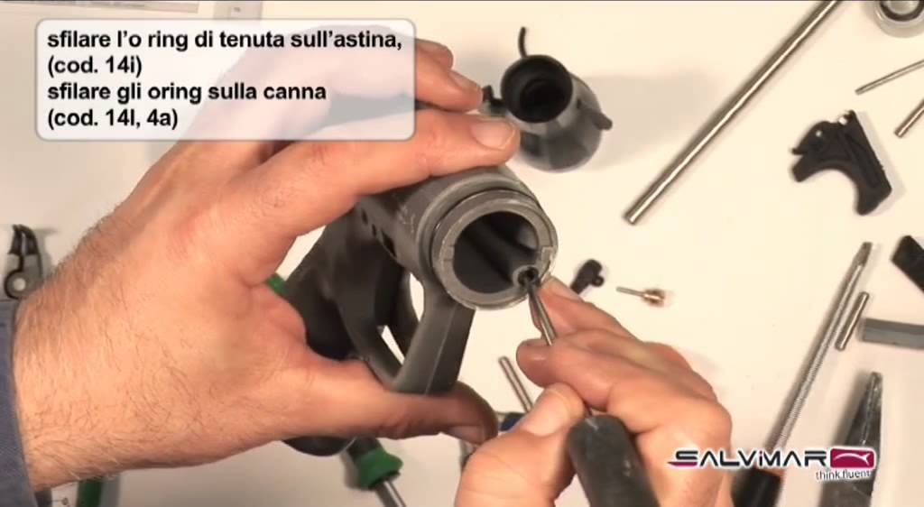 Salvimar - Come smontare il fucile pneumatico - How to disassemble  a pneumatic gun