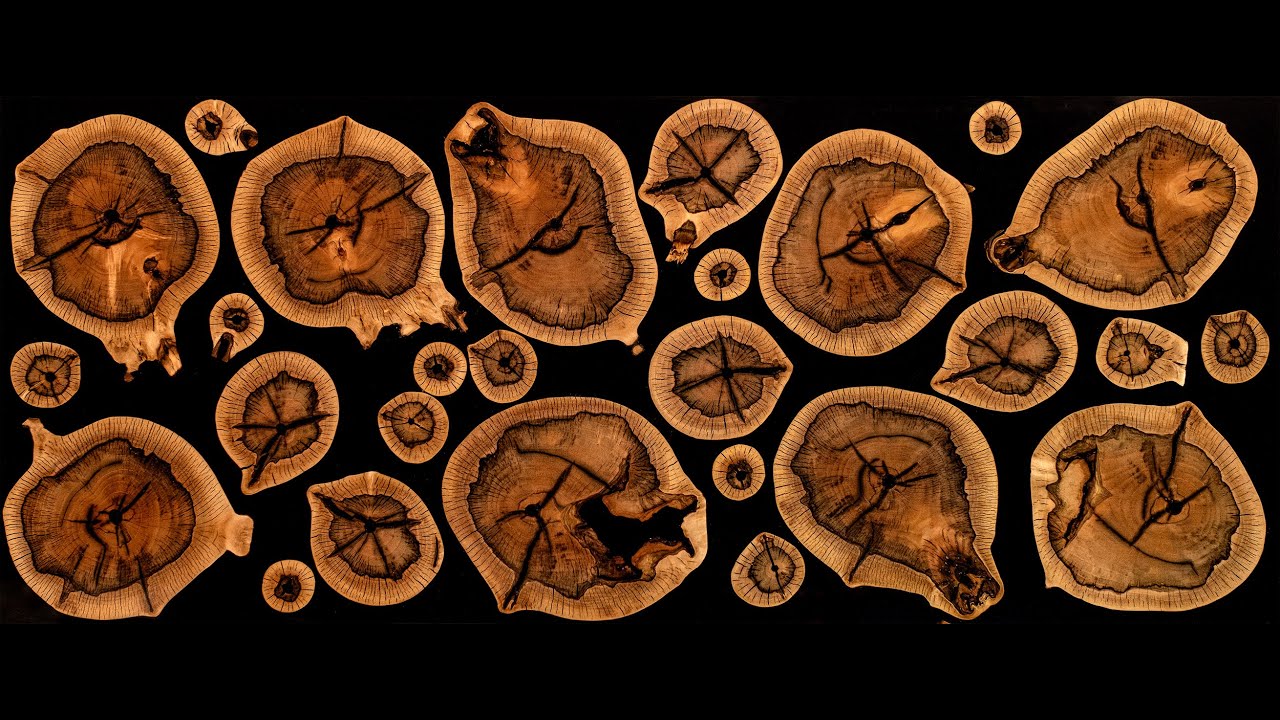 Hogyan készült?  Epoxi - dió asztalmagasító