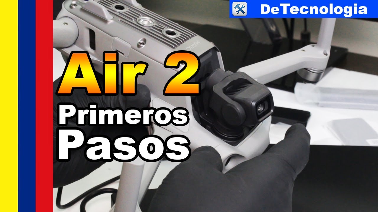 Mavic Air 2 Puesta a Punto Primeros Pasos Activación de baterías Guía de inicio