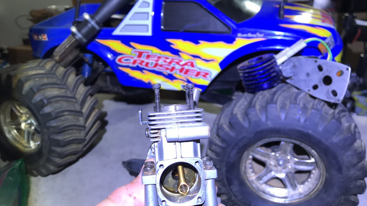 Vintage Tamiya Terra Crusher Engine Assembly - First Start Up Test - LIVE - 2002 Golden Era Truck