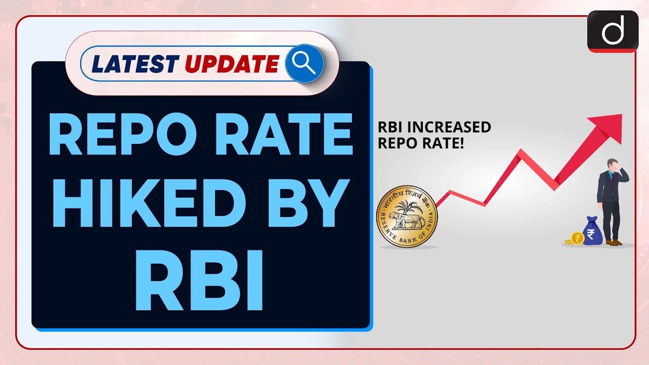 Repo Rate Hiked By RBI - Latest update | Drishti IAS English