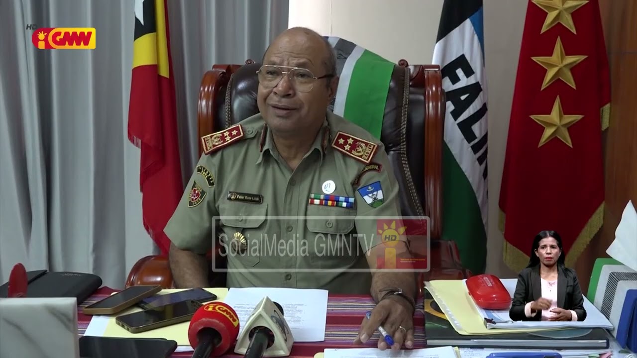 FM husu Xefe Estadu Maior Jeneral F-FDTL atu dada hikas membru Polísia Militar husi ekipa SEATOU