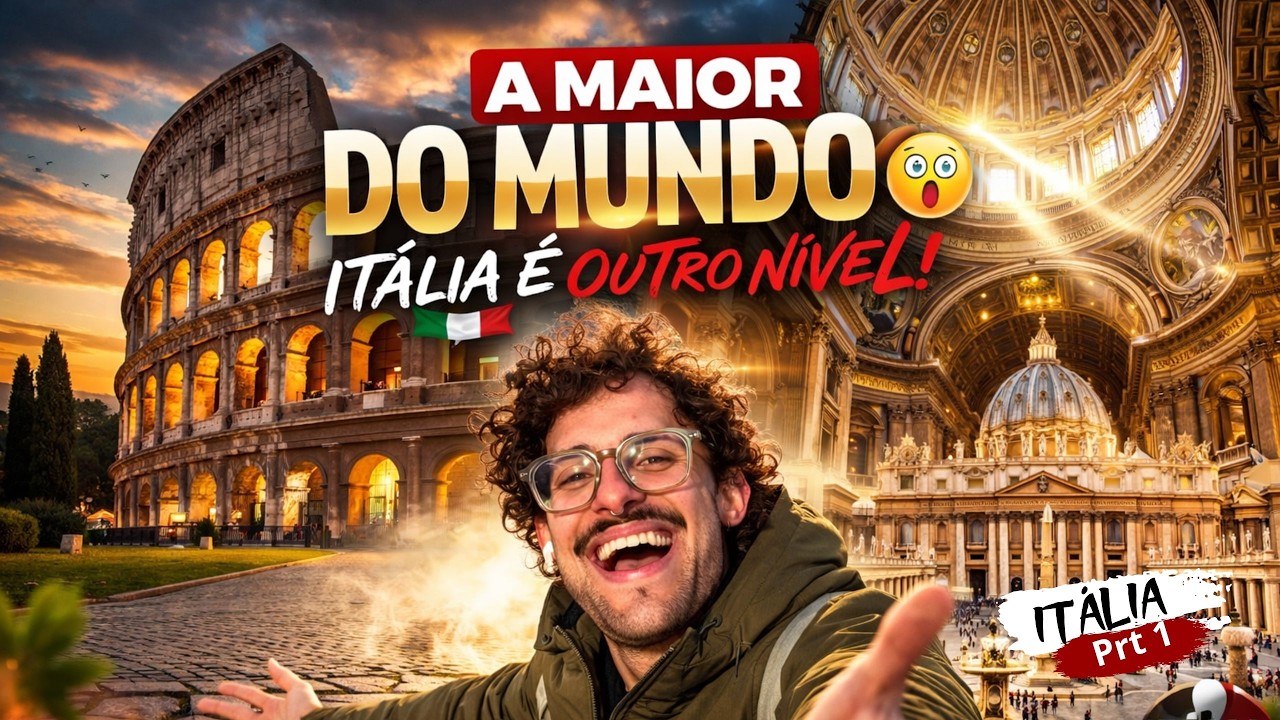 PRIMEIRA PARTE DO MEU VLOG NA ITÁLIA!