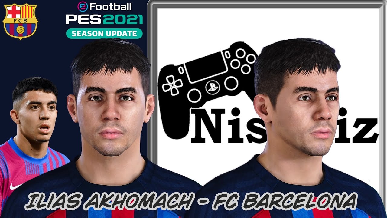 Ilias Akhomach Face Build PES 2021 | PES 2020 | FC Barcelona | NisNiz Channel