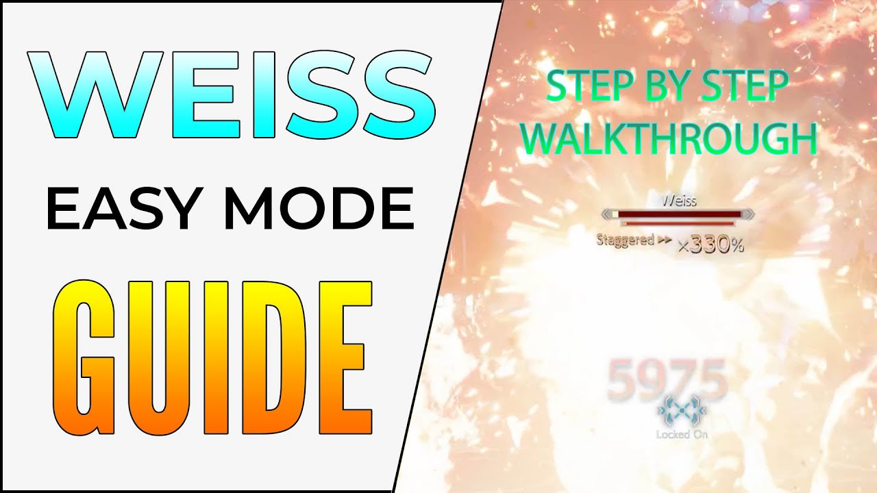 WEISS GUIDE EASY MODE STRATEGY - FF7 Remake Intergrade
