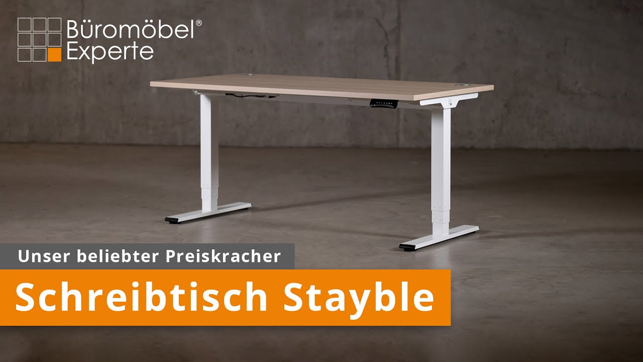 H&ouml;henverstellbarer Schreibtisch: Stayble - Vorstellungsvideo
