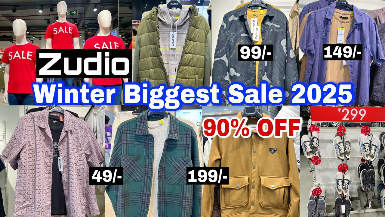 ZUDIO New Year Sale 2025 || Starting at 49/- || Zudio Winter Sale Collection 2025 || Zudio Sale 😍