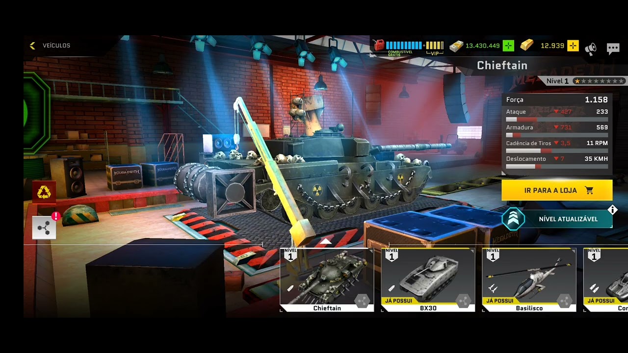 MASSIVE WARFARE - new Chieftain vehicle- novo veículo Chieftain