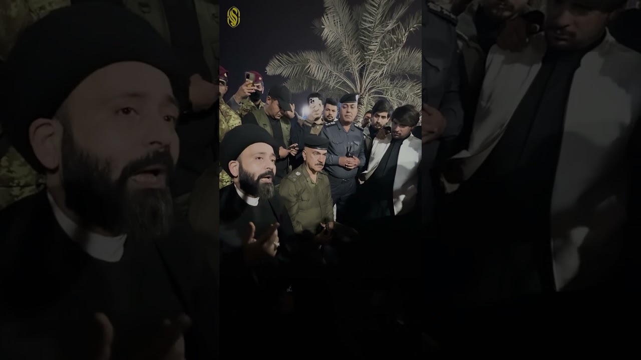 كلمة السيد الطالقاني مع الشباب في كورنيش البصرة