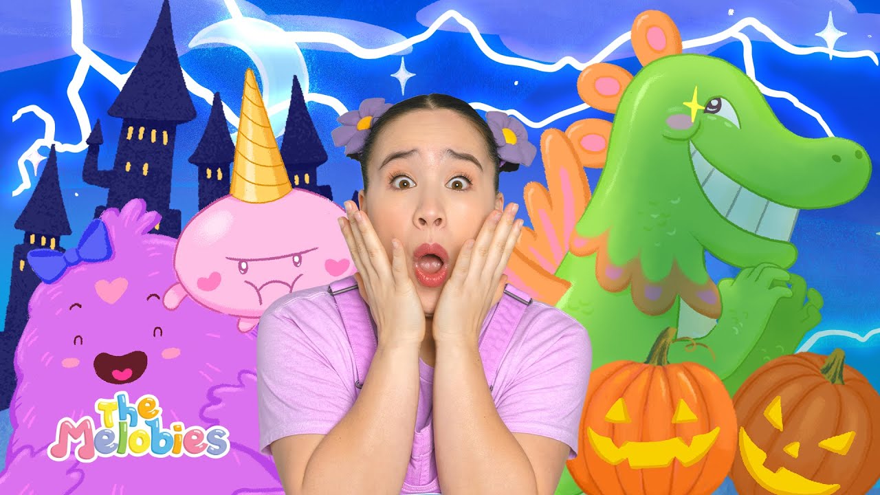 Kids Silly Halloween Songs | Dragons Dimples vs Silly Monsters