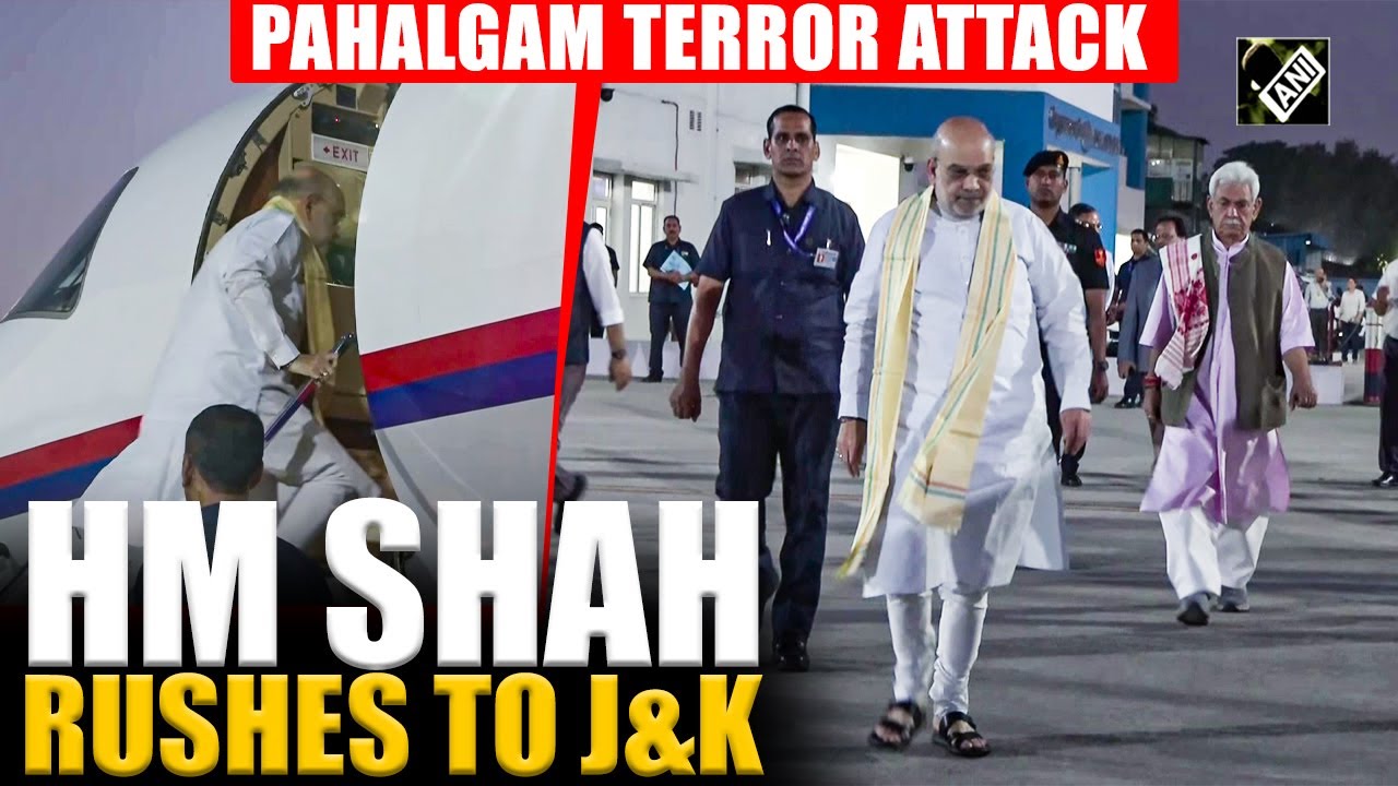Home Minister Amit Shah rushes to Kashmir after deadly terror attack on tourists stuns Pahalgam