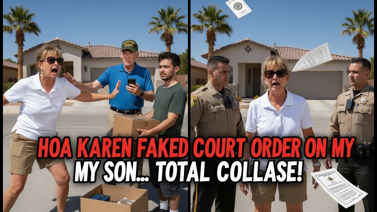 HOA Karen Faked Court Order to Take My Son – Her Empire Crumbled on Camera